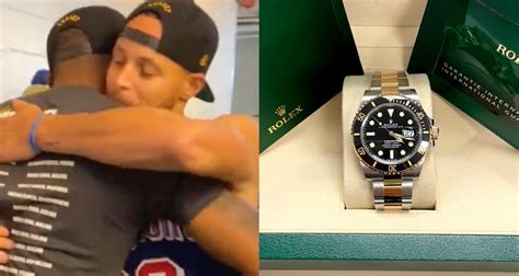 stephen curry rolex gift|Steph Curry Gifts Teammates Custom Rolex Watches To .